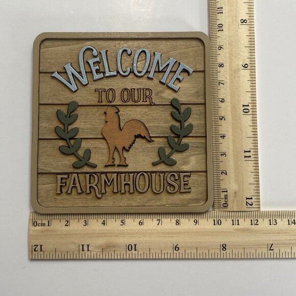 Handmade Life Is Better At The Farm Tiered Tray Decor - 8 Pieces - Picture 11 of 11